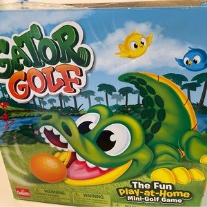 Hasbro Gator Golf, Mini Golf Game, Age 3 And Up.